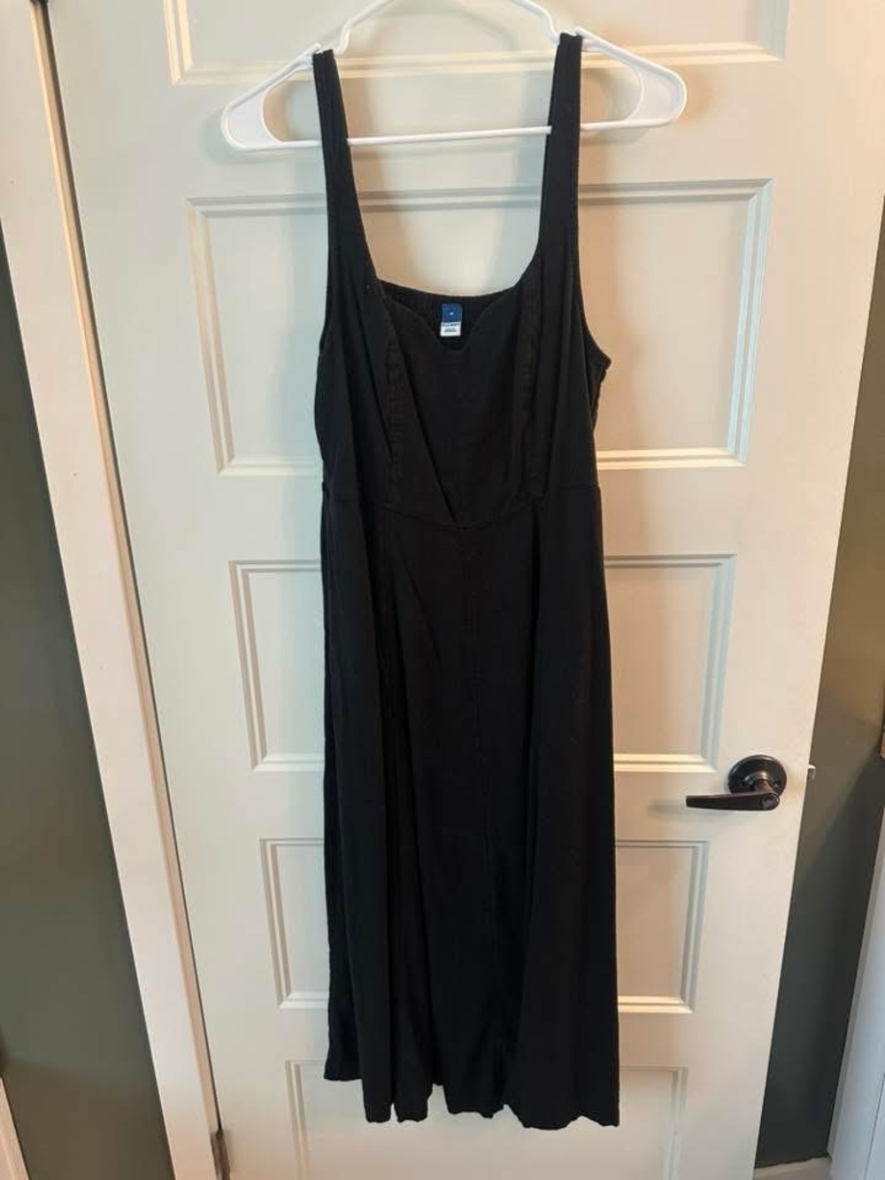 Black Women's Tank Midi Dress